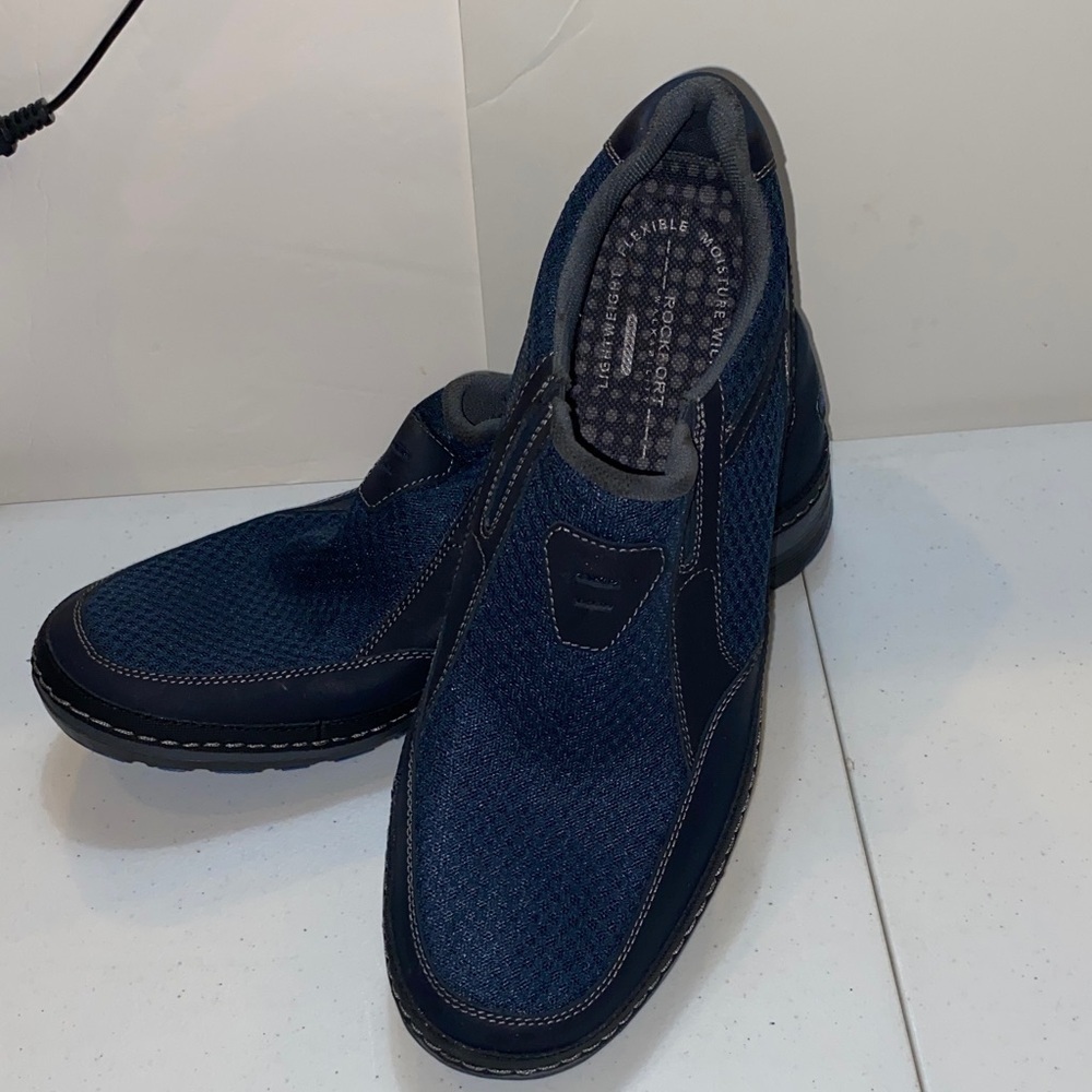 Rockport Comfortable Blue Slip-On Shoes